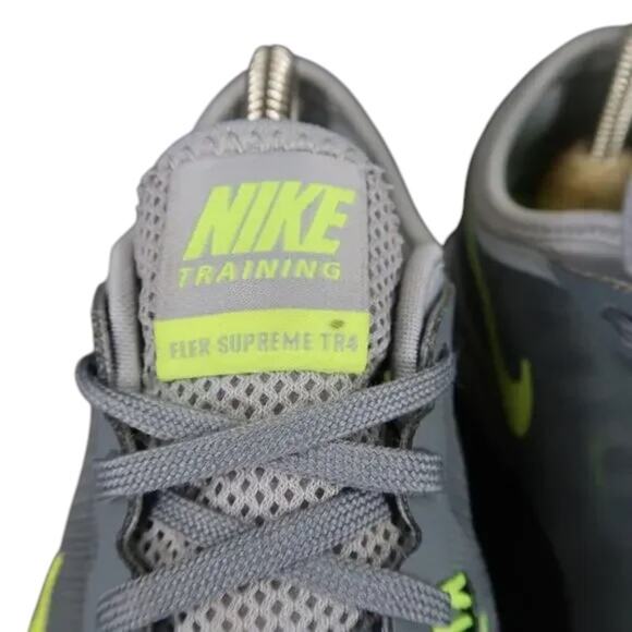 Nike Shoes Womens 8 Athletic Trainer Flex Supreme TR 4 Running Active Grey Green - Picture 2 of 13
